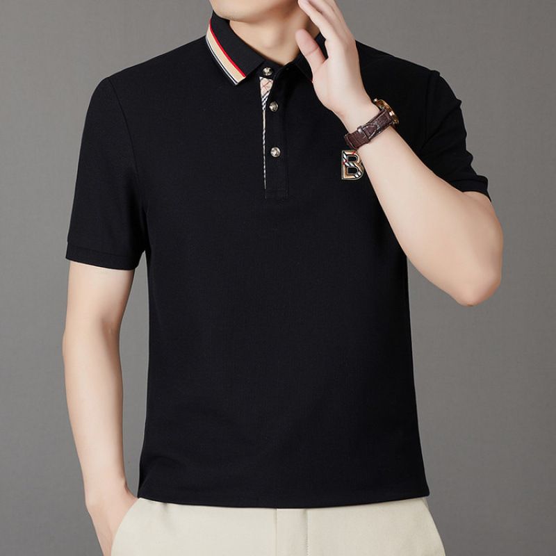 Luxury Black Smart Casual Polo for Men