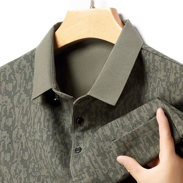 Men’s Olive Green Printed T-Shirt