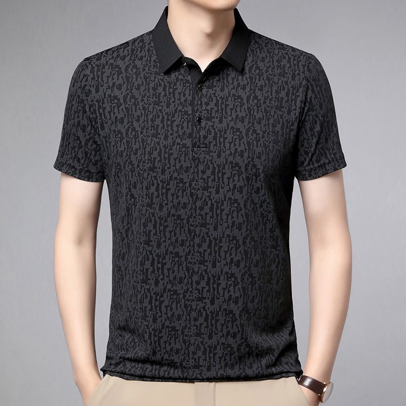 Men’s Black Printed T-Shirt