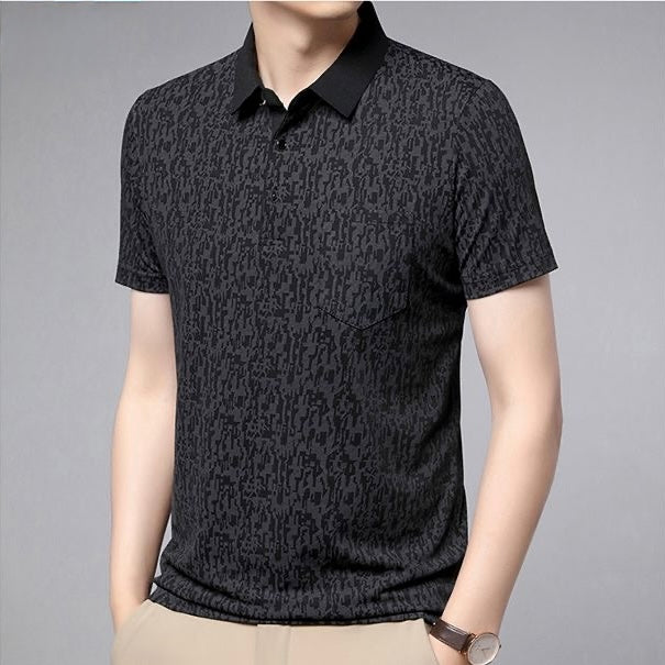 Men’s Black Printed T-Shirt